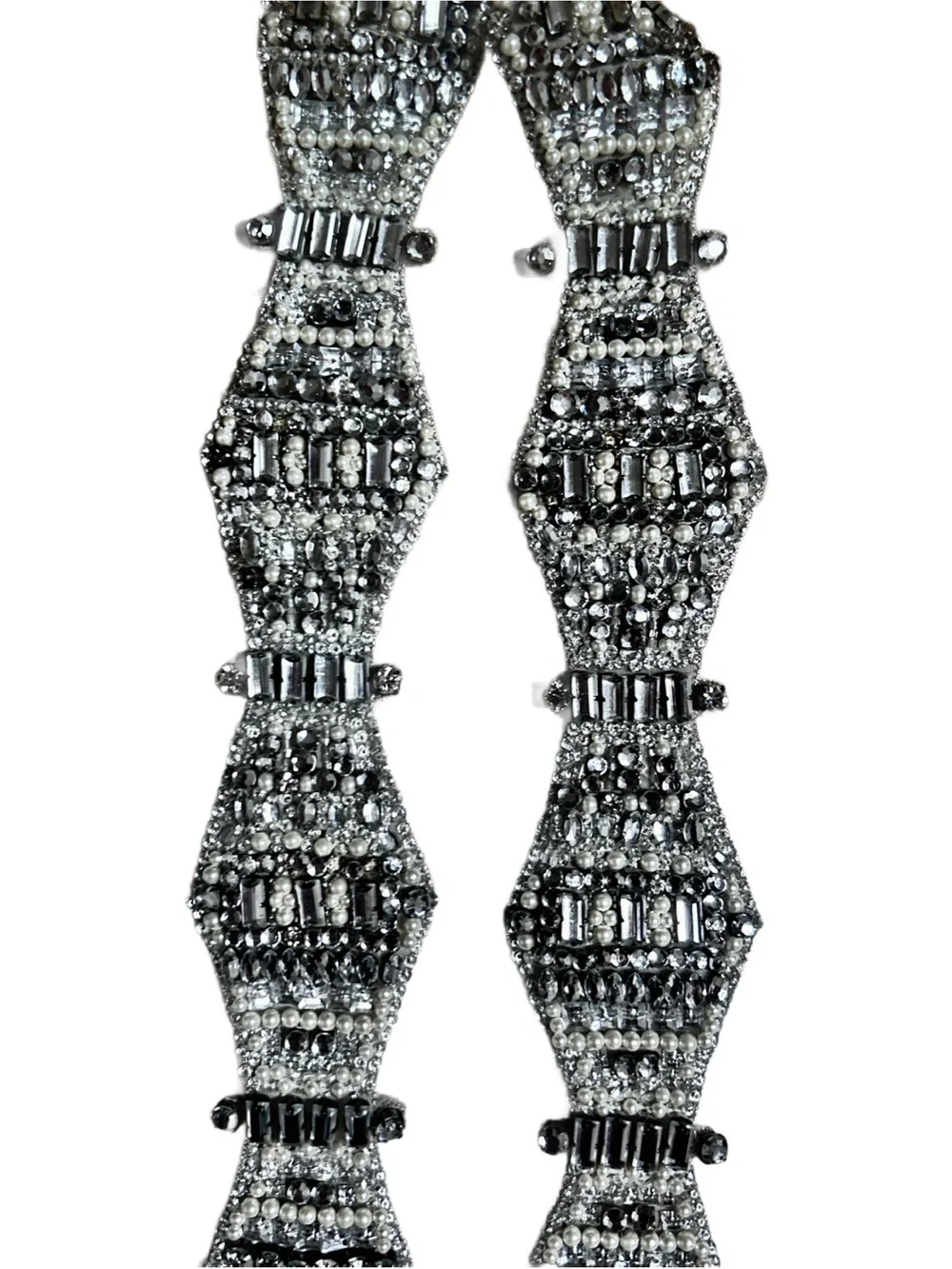 Anne Barge ~ Small ~ Embellished Swarovski Crystals/ Rhinestones Pearl Belt ~New